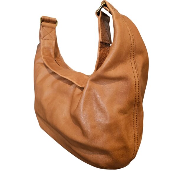 Madewell The Piazza Slouch Shoulder Bag Caramel color J CREW - Picture 3 of 9